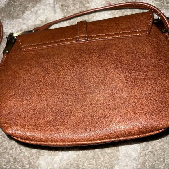 Antik Kraft Brown Leather Crossbody Bag - Picture 6 of 6